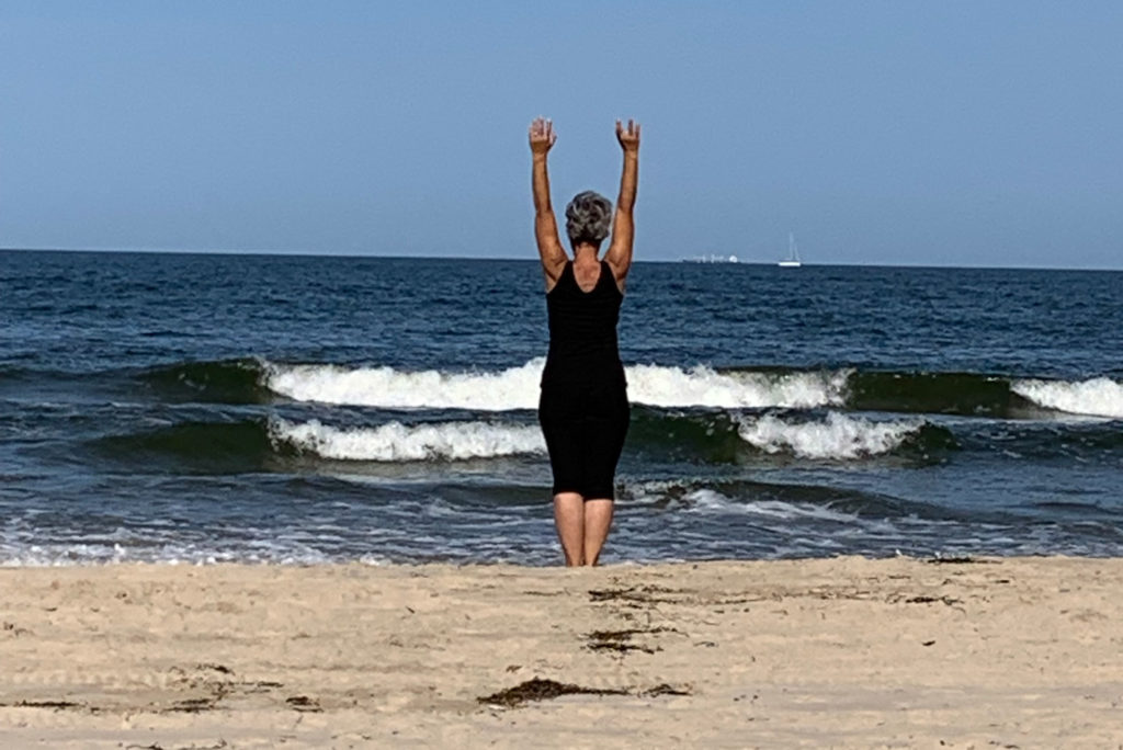 Urlaub und Yoga am Meer